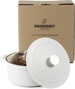 Daumonet Carême Blanc Gietijzeren Braadpan - Sudderpan Wit - Rond - Ø 26 Cm - 4,4 Liter - 100% PFAS & PFOA Vrij - Emaille - Geschikt Voor Alle Warmtebronnen - Elektrisch - Gas - Halogeen - Inductie - Keramisch - Vaatwasserbestendig 18 Daumonet Carême Blanc Gietijzeren Braadpan - Sudderpan Wit - Rond - Ø 26 Cm - 4,4 Liter - 100% PFAS & PFOA Vrij - Emaille - Geschikt Voor Alle Warmtebronnen - Elektrisch - Gas - Halogeen - Inductie - Keramisch - Vaatwasserbestendig -Keukenpotten Winkel 1023x1200 2