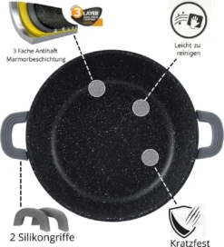 Cheffinger 28cm Kookpot / Braadpan - CF-DC28 8 Cheffinger 28cm Kookpot / Braadpan - CF-DC28 -Keukenpotten Winkel 1089x1200