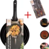 Masterchef Koekenpannen | 3-Delige Koekenpannenset | Inclusief 3 Inclusief Signature Collection Masterchef Messen | Ø 20, 24 En 28 Cm | Geschikt Voor Verschillende Warmtebronnen | Inductie, Elektrisch, Gas En Keramisch Pannenset | Vrij Van PFOA