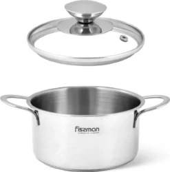 Fissman Bambino Kookpot Met Deksel - Ø 14cm -Keukenpotten Winkel 1187x1200