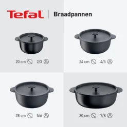 Tefal Trattoria Braadpan - Ø28 Cm - Inclusief Deksel -Keukenpotten Winkel 1194x1200 3