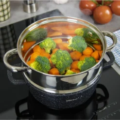 Stoompan INZET Stoominzet Ø 18 Cm Rijststomer Stoompan Groentestomer Vis- En Vleesstomer I Gezond Lekker Zuinig -Keukenpotten Winkel 1196x1200 7
