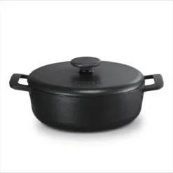 BRABANTIA THE DUTCH Gietijzeren Braadpan - Ø 28cm - MAT Zwart - Inductie