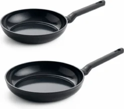 BK Easy Induction Ceramic Koekenpannenset Ø 24 + Ø 28 Cm - Inductie - PFAS-vrij