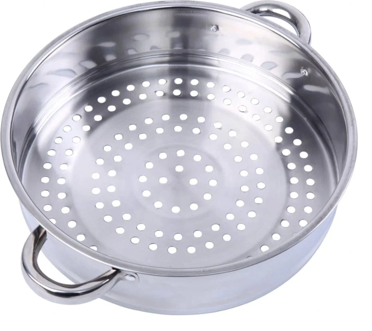 Service96 - Stoompan - 5 Lagen - Roestvrij Staal - Dikke Stoompan - Soeppan - Universele Kookpotten - Voor Inductiekookplaat, Gasfornuis - Kookgerei 6 Service96 - Stoompan - 5 Lagen - Roestvrij Staal - Dikke Stoompan - Soeppan - Universele Kookpotten - Voor Inductiekookplaat, Gasfornuis - Kookgerei - Afbeelding 6