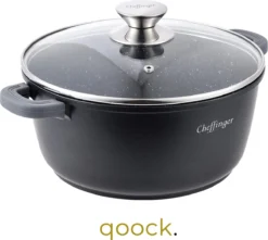 Cheffinger Cooking | Braadpan Met Deksel | 24cm | Alle Warmtebronnen | DC24