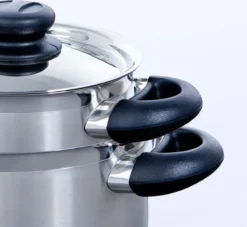 BK Karaat+ Pannenset - 5-delig - RVS – Geschikt Voor Alle Warmtebronnen -Keukenpotten Winkel 1200x1104