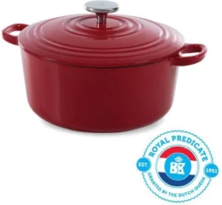 BK Bourgogne Braadpan Ø 24 Cm - Rood - Gietijzer - Inductie -Keukenpotten Winkel 1200x1106 2