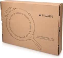 Navaris Gietijzeren Koekenpan - Braadpan Van Gietijzer - Ronde Skillet - Geschikt Voor Alle Warmtebronnen - Ø 25 Cm - Ovenbestendig Tot 260?graden 11 Navaris Gietijzeren Koekenpan - Braadpan Van Gietijzer - Ronde Skillet - Geschikt Voor Alle Warmtebronnen - Ø 25 Cm - Ovenbestendig Tot 260?graden -Keukenpotten Winkel 1200x1109 2