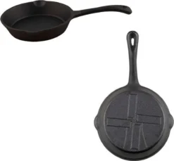 The Windmill Koekenpan Skillet Extra - 31,5 Cm - Gietijzer Zwart -Keukenpotten Winkel 1200x1112 1