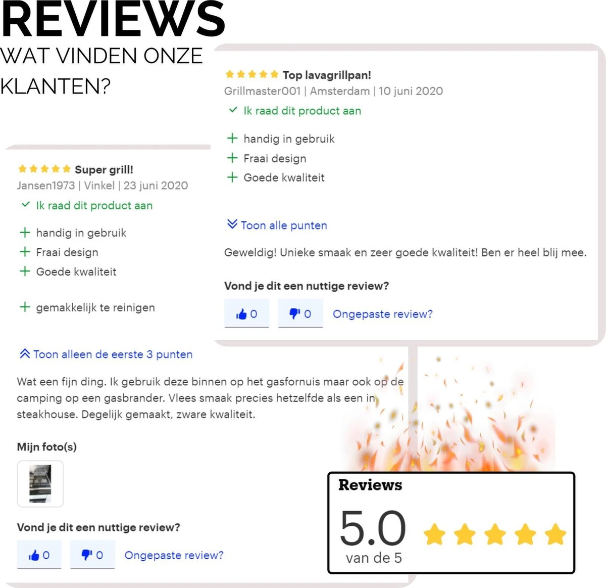 IRONCHEF Lavastenen Grill - Geschikt Voor Gasfornuis - Barbecue - BBQ - Grillplaat - Grilplaat - Bakplaat - Grillpan 4 IRONCHEF Lavastenen Grill - Geschikt Voor Gasfornuis - Barbecue - BBQ - Grillplaat - Grilplaat - Bakplaat - Grillpan - Afbeelding 4