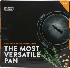 Merkloos Dutch Oven Medium Smokin' Flavours -Keukenpotten Winkel 1200x1166 4