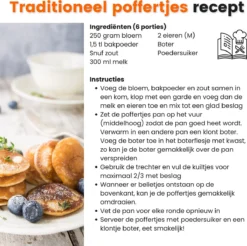 Kicinn Poffertjespan - Poffertjesmaker - Poffertjespan Inductie - Ø 24 Cm - 19 Poffertjes - Inclusief Handvaten 16 Kicinn Poffertjespan - Poffertjesmaker - Poffertjespan Inductie - Ø 24 Cm - 19 Poffertjes - Inclusief Handvaten -Keukenpotten Winkel 1200x1194 4