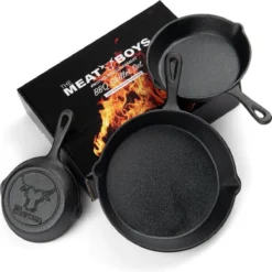 Gietijzeren Pannenset - Cast Iron Skillets - BBQ Skilletset -Keukenpotten Winkel 1200x1198