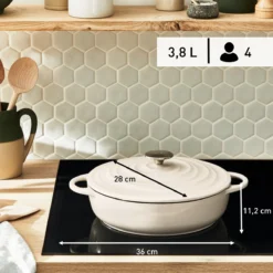 Tefal LOV Lage Braadpan - 3.8L - Ø28 Cm - Beige 22 Tefal LOV Lage Braadpan - 3.8L - Ø28 Cm - Beige -Keukenpotten Winkel 1200x1200 1072