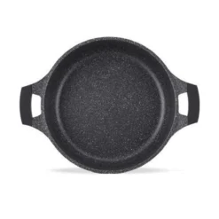 Royalty Line - Marble Soep/braadpan - Met Glazen Deksel Zwart - 24 CM. RL-BS24ML -Keukenpotten Winkel 1200x1200 1120