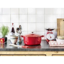 BK Bourgogne Braadpan Ø 28 Cm - Rood - Gietijzer - Inductie -Keukenpotten Winkel 1200x1200 1203