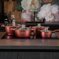 Herenthal Pannenset Inductie - Luxe 10-delige Koekenpan Inductie - Voor Alle Warmtebronnen - Pannen Met Glazen Deksels En Koudgrepen - Burgundy 15 Herenthal Pannenset Inductie - Luxe 10-delige Koekenpan Inductie - Voor Alle Warmtebronnen - Pannen Met Glazen Deksels En Koudgrepen - Burgundy -Keukenpotten Winkel 1200x1200 122