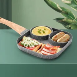 3-in-1 Grillpan Met Temperatuurgecontroleerde Antiaanbaklaag - Kook Verschillende Gerechten Tegelijk Zonder Oververhitting Of Verbranding -Keukenpotten Winkel 1200x1200 1292