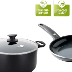 GreenPan Cambridge Grillpan 28cm - Zwart - Inductie - PFAS-vrij -Keukenpotten Winkel 1200x1200 1313