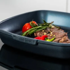Westinghouse Performance Series - Grillpan Inductie 28cm - Luxe Grillpan - Blauw - Steakpan - Geschikt Voor Alle Warmtebronnen Inclusief Inductie En Ovenbestendig -Keukenpotten Winkel 1200x1200 1332