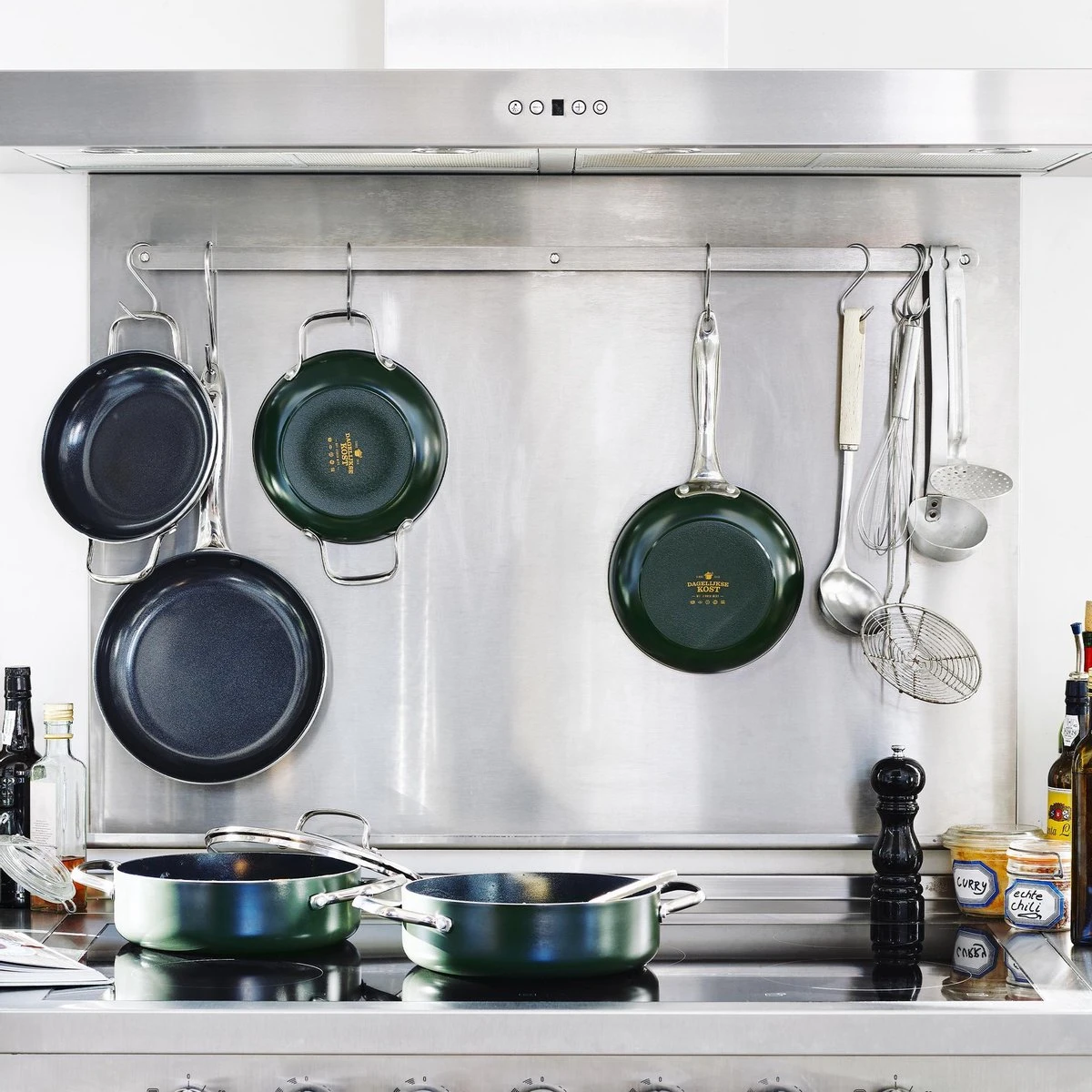 Dagelijkse Kost Keramische Grillpan - Ø28cm - PFAS-vrij - 2 Grepen 3 Dagelijkse Kost Keramische Grillpan - Ø28cm - PFAS-vrij - 2 Grepen - Afbeelding 3