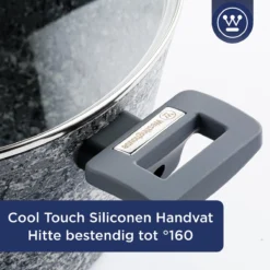 Westinghouse Kookpan/Braadpan Inductie - Ø 28 Cm - Grijs Graniet - Met Deksel - PFOA Vrij -Keukenpotten Winkel 1200x1200 151