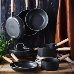 GreenChef Vintage Wokpan 28cm/3.7L - Zwart - Inductie - PFAS-vrij 11 GreenChef Vintage Wokpan 28cm/3.7L - Zwart - Inductie - PFAS-vrij -Keukenpotten Winkel 1200x1200 212