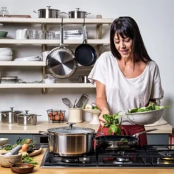 KitchenAid Stainless Steel Wok ø28cm - RVS - Inductie - Anti-aanbak -Keukenpotten Winkel 1200x1200 241