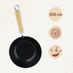 Orange85 Wokpan - Non Stick - Zwart - 20 Cm - Geschikt Voor Gas -Keukenpotten Winkel 1200x1200 325