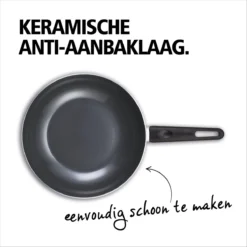 BRABANTIA INDU+ Wokpan - Keramische Antiaanbaklaag - Ø 28 Cm - Inductie - Pfas Vrij -Keukenpotten Winkel 1200x1200 335