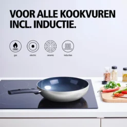 BRABANTIA INDU+ Wokpan - Keramische Antiaanbaklaag - Ø 28 Cm - Inductie - Pfas Vrij -Keukenpotten Winkel 1200x1200 336
