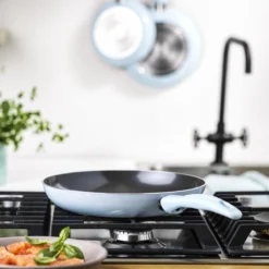 VitaVerde Expert Koekenpannenset Ø 24cm + Ø 28cm - Lichtblauw - Inductie - PFAS-vrij -Keukenpotten Winkel 1200x1200 378