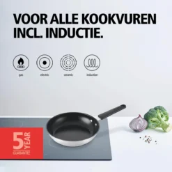 BRABANTIA ENJOYMENT Koekenpan - Keramische Antiaanbaklaag - Ø 24 Cm - Inductie - Pfas Vrij -Keukenpotten Winkel 1200x1200 404