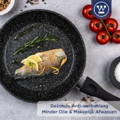 Westinghouse Koekenpan Inductie - Ø 24 Cm - Zwart Marmer - Geschikt Voor Alle Warmtebronnen 13 Westinghouse Koekenpan Inductie - Ø 24 Cm - Zwart Marmer - Geschikt Voor Alle Warmtebronnen -Keukenpotten Winkel 1200x1200 486