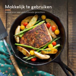 Ocina Gietijzeren Pan – Set Van 3 Stuks – ø25cm, ø19.5cm En ø16cm - Skillet - Koekenpan – Hapjespan – Koekenpan Inductie – Koekenpannenset - Gietijzeren Pan Bbq - Gietijzer - Incl. Receptenboek -Keukenpotten Winkel 1200x1200 493