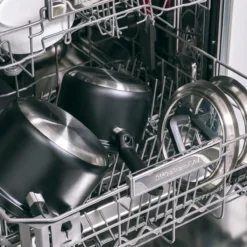 BK Flow Cool Black Glas Kookpannenset - 4-delig - Zwart - Glazen Deksel - Veilig Afgietsysteem - Inductie -Keukenpotten Winkel 1200x1200 50