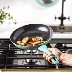 VitaVerde Expert Koekenpannenset Ø 20cm + Ø 24cm + Ø 28cm - Turquoise - Inductie - PFAS-vrij -Keukenpotten Winkel 1200x1200 557