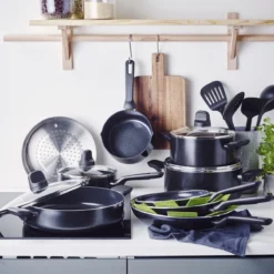 GreenPan Memphis Pannenset - 20-delig - Zwart - Inductie - PFAS-vrij -Keukenpotten Winkel 1200x1200 62
