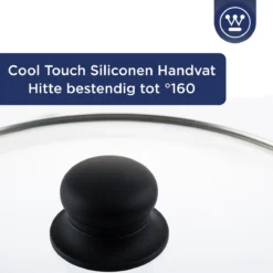 Westinghouse Steelpan Inductie - Ø 18 Cm - Zwart Marmer - Met Deksel - Sauspan -Keukenpotten Winkel 1200x1200 720
