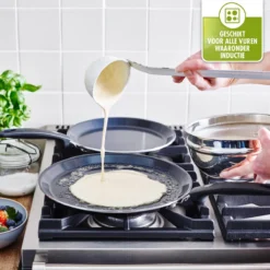 GreenPan Essentials Pannenkoekenpan 24cm - Zwart - Inductie - PFAS-vrij -Keukenpotten Winkel 1200x1200 900