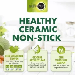 Greenpan Torino Keramische Hapjespan - 28 Cm - Met Glazen Deksel -Keukenpotten Winkel 1200x1200 945