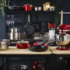 KitchenAid Stainless Steel Hapjespan Met Glazen Deksel ø28cm - RVS - Inductie - Anti-aanbak -Keukenpotten Winkel 1200x1200 991