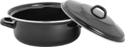 Lite-Body - Emaille - Magnus Braadpan 24cm/2,5l Met Deksel - Zwart - Inductie -Keukenpotten Winkel 1200x452 4