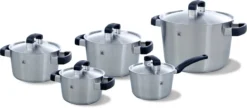 BK Conical Cool Pannenset - 5-delig - RVS - Geschikt Voor Alle Warmtebronnen -Keukenpotten Winkel 1200x525