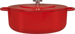 Combekk Sous Chef Gietijzeren Braadpan - 28cm - Rood -Keukenpotten Winkel 1200x544 1