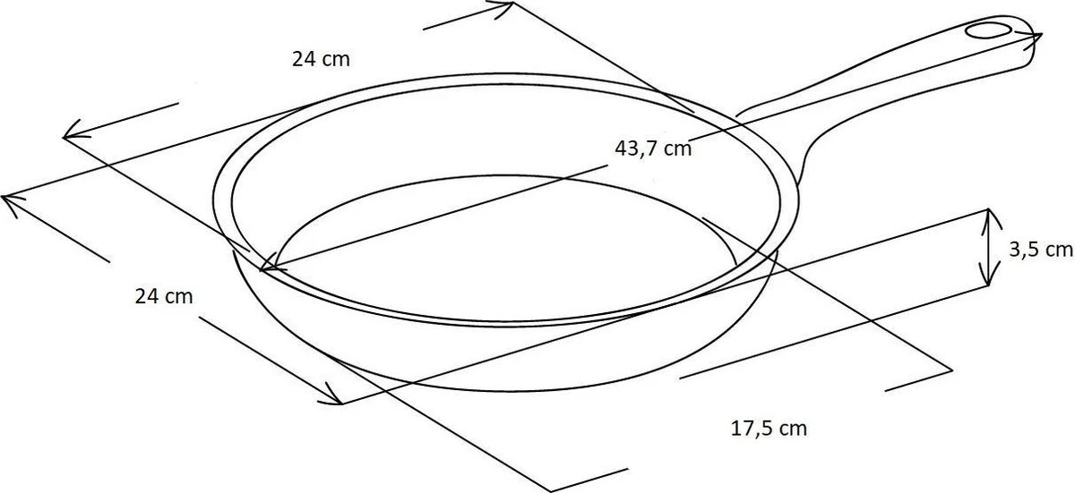 DeBuyer Mineral B Element Koekenpan - Zilver - Rond - Ø 24 Cm 4 DeBuyer Mineral B Element Koekenpan - Zilver - Rond - Ø 24 Cm - Afbeelding 4