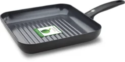 GreenPan Cambridge Grillpan 28cm - Zwart - Inductie - PFAS-vrij -Keukenpotten Winkel 1200x599 3