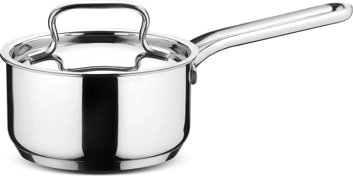 Lagostina Sfisiosa Acciaio SFIZIOSA ACCIAIO 10-delig (hoge Kookpan 22 Cm + Kookpan 18/22 Cm + Hapjespan 24 Cm + Steelpan 14 Cm + Melkpot 12 Cm + Deksels 14/18/22/24 Cm) 2 Lagostina Sfisiosa Acciaio SFIZIOSA ACCIAIO 10-delig (hoge Kookpan 22 Cm + Kookpan 18/22 Cm + Hapjespan 24 Cm + Steelpan 14 Cm + Melkpot 12 Cm + Deksels 14/18/22/24 Cm) - Afbeelding 2