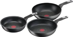 Tefal Unlimited - Pannenset - Koekenpannen Ø24/28 Cm - Wokpan Ø28 Cm